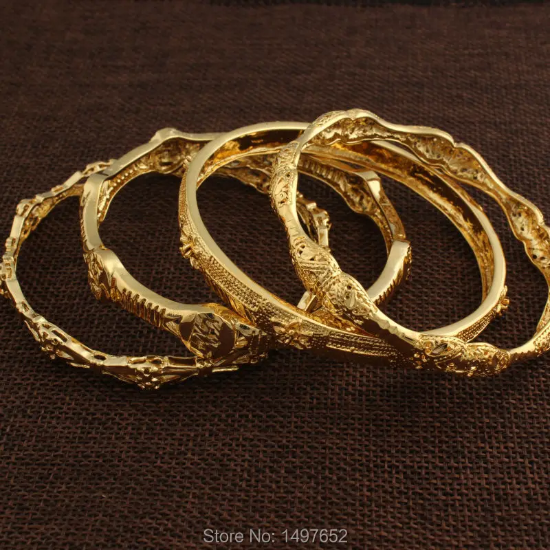 Оптовые продажи браслет для женщин и мужчин из Дубая золотого цвета в