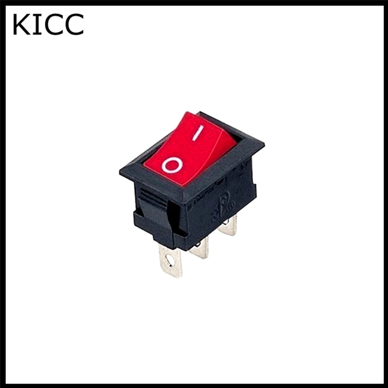 15*21 мм клавишный переключатель, красный цвет, Φ 3Pin, 2 файла, Seesaw, переключатель питания, 5 шт.