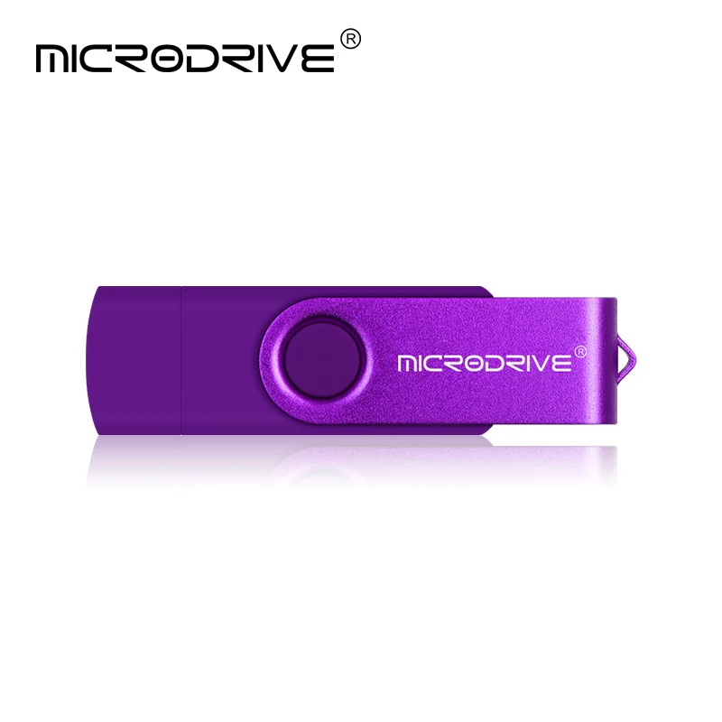 Фиолетовый Флеш-накопитель USB cle usb 2,0, 64 ГБ, otg, флеш-накопитель, флешка для смартфона, 4 ГБ, 8 ГБ, 16 ГБ, 32 ГБ, 128 ГБ, устройства для хранения в подарок - Цвет: Фиолетовый