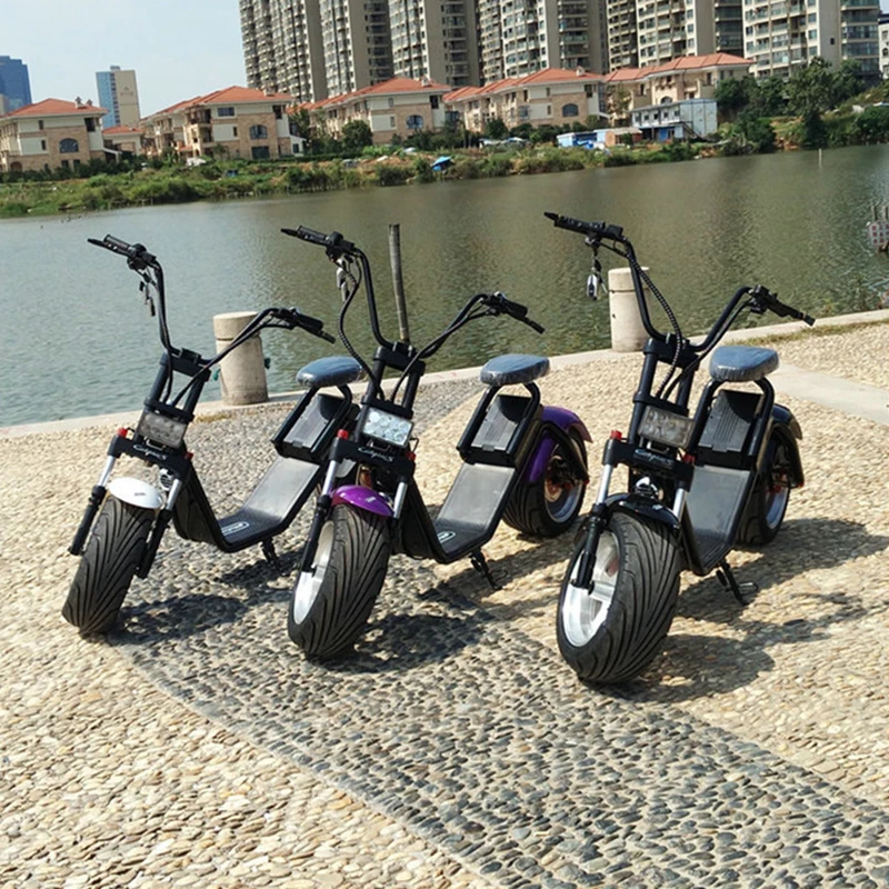 Citycoco электрический скутер 1200 Вт литий Горячее предложение 60В светодиодный светильник Ministar для взрослых для е-байка один Для мужчин Для женщин сиденье скутера