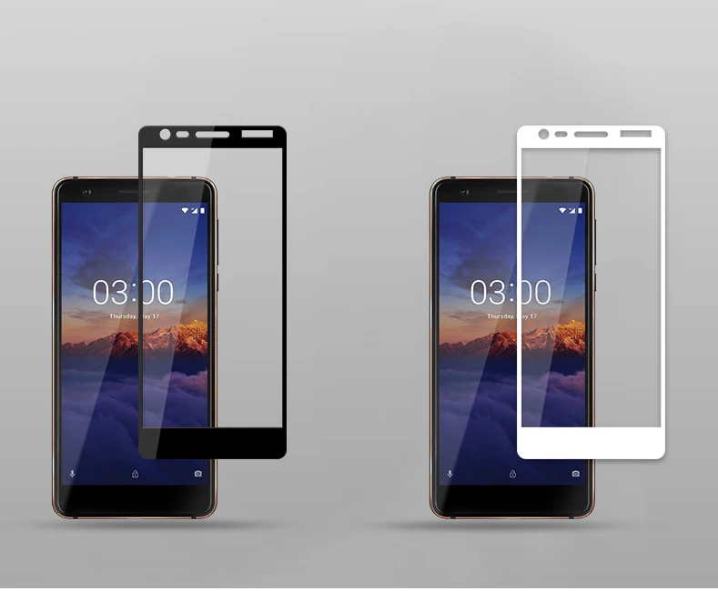 Закаленное 3d стекло для Nokia 3 1 2 шт. полноэкранная Защитная пленка TA 1049 1057 1063 1070 1074