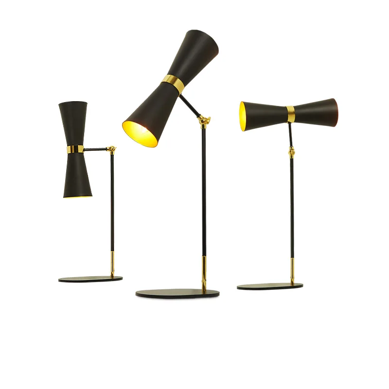 

Flexible Table Lamp Lampara LED Escritorio Abajur Luminaria de Mesa Tafellamp Bedside Reading Light 2*E14 Adjustable Desk Lamp