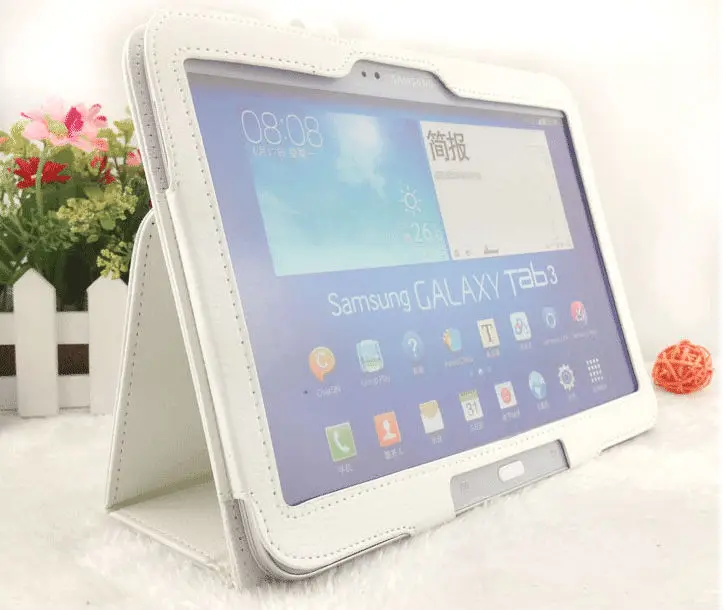 3 в 1 защитный чехол-подставка из искусственной кожи для Samsung Galaxy Tab 10 P5200 P5210 +