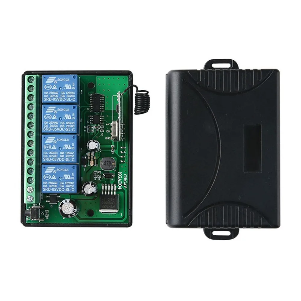 1 В шт. 12 4 способа Multi-function Switch Learning type Multi Modes RF 433 мГц универсальный беспроводной