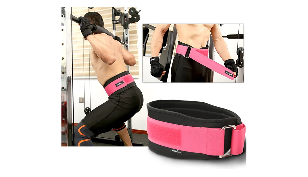 Поясной ремень ALBREDA, регулируемый нейлоновый пояс, поддерживающий талию, для фитнеса, тренажерного зала, для тяжелой атлетики, поддержка талии, защита для безопасности спорта