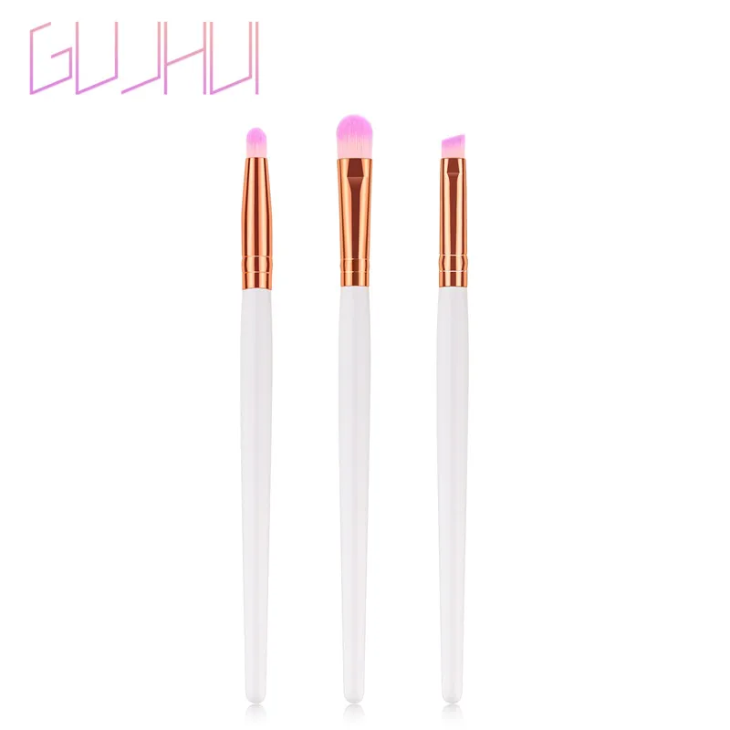 3 шт./компл. розовый щетина макияж аппликатор теней для век кисти смешивания