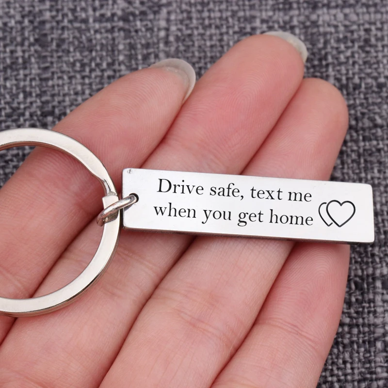 Безопасный брелок для ключей с надписью Drive Safe Text Me | Украшения и аксессуары
