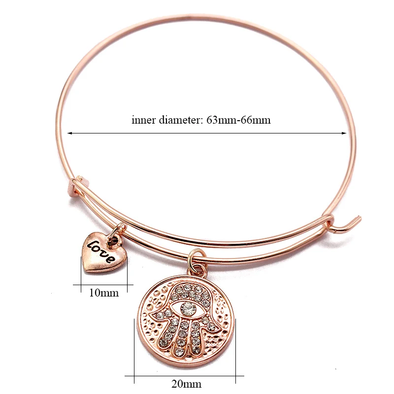Женский винтажный браслет с кристаллами регулируемая бижутерия|bracelets for women love|wire