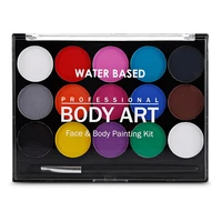newly face body painting pressed powder palettes set 15 colours face art make up kit va88