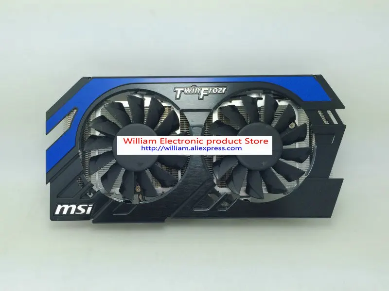 Новый оригинальный для MSI R7850 HD7850 HAWK1G sim-карта двойной вентилятор радиатора