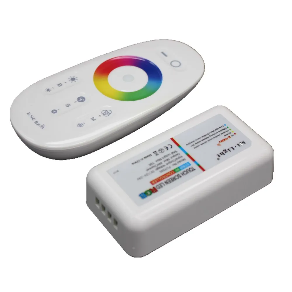 RGB RGBW контроллер 2 4G Mi light LED сенсорный пульт дистанционного управления Диммер 12 24 В