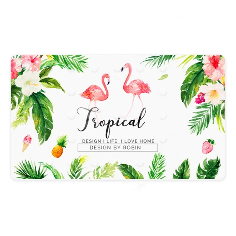 Высокое качество Мультфильм в форме птиц PU кожаный Противоскользящий коврик для