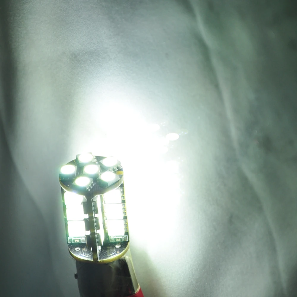2 шт. T25 1157 BAY15D 30-5050 SMD СВЕТОДИОДНЫЙ 3 8 Вт Чистый белый теплый автомобильный тормоз