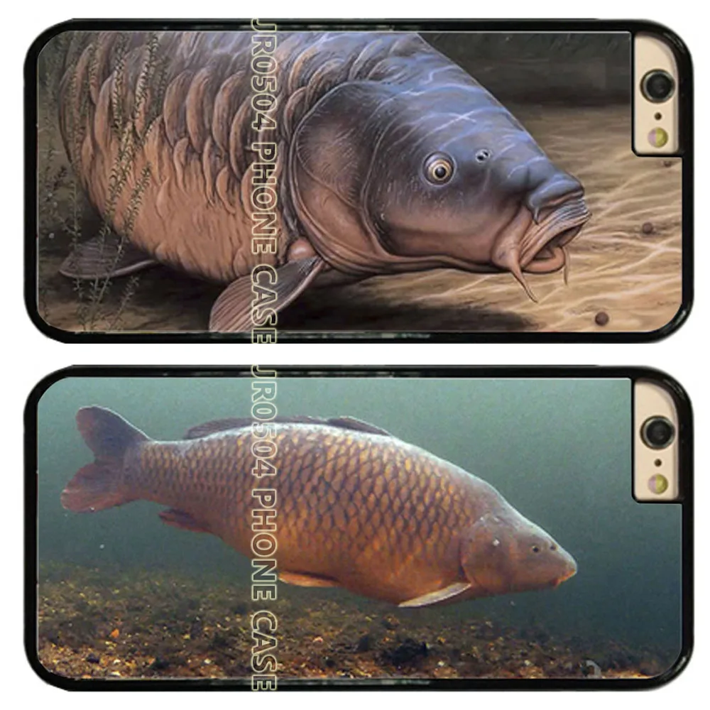CARP FISH FISHING FEEDING PC+TPU Edge Cell Phone Case Cover Fits For iphone XS MAX XR X 5 5s 6 6s plus 7 8 CAPE #T0248 | Мобильные