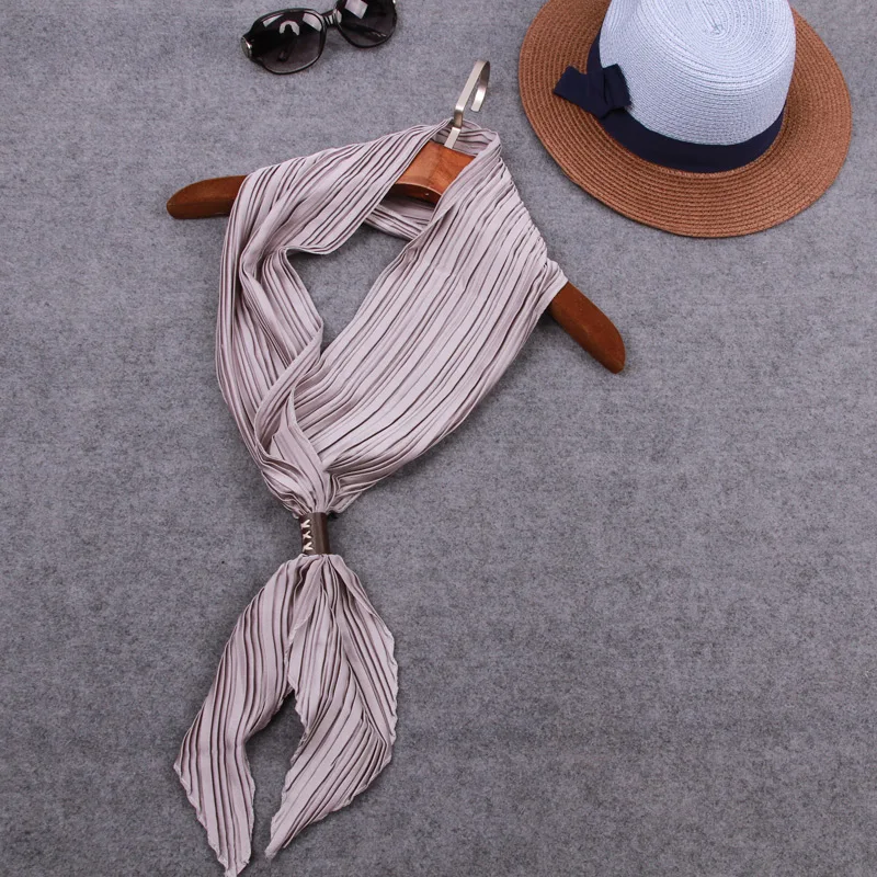 Высокое качество модный складной принт Женская весенне летняя длинная Узкая