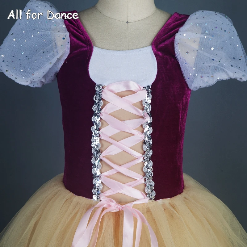 Romantic Ballet Dance Costume Long Dress Tutu For Girls/Adult Performance Stage Wear | Тематическая одежда и униформа