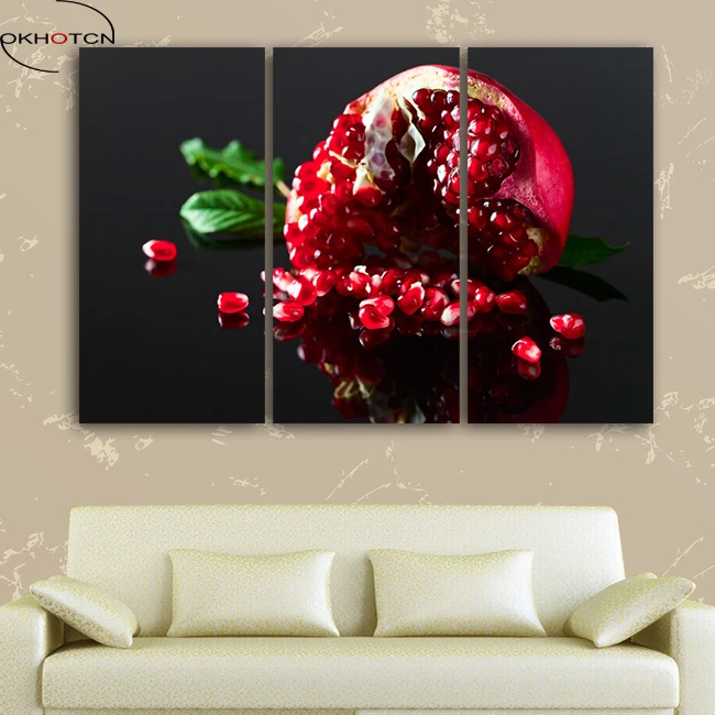 Разбитые гранат без рамки 3 шт./компл. плакаты настенные художественные печатные