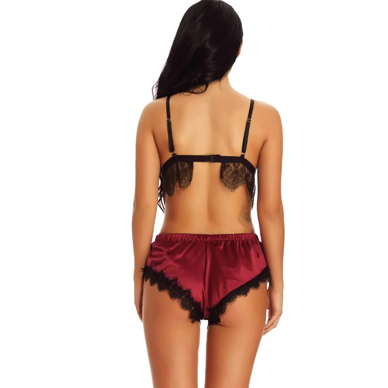 Кружевные лоскутные сексуальные бюстгальтеры и трусики наборы бюстгальтеров