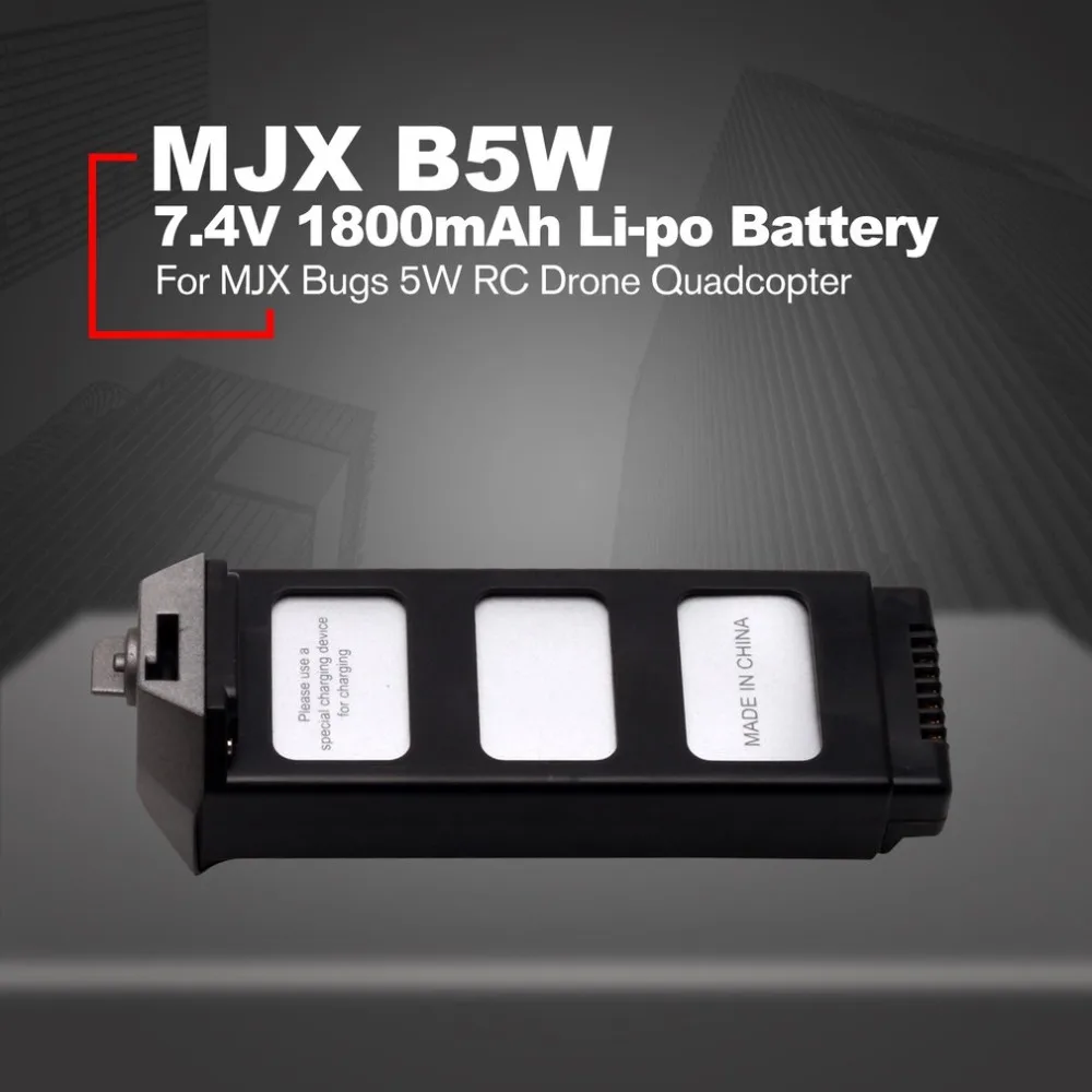 3 шт 7 4 V 1800mAh Li po аккумулятор с в 1 зарядным устройством для MJX Bugs 5W B5W RC Дрон