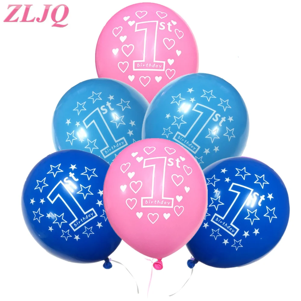 Воздушные шары ZLJQ розово голубые 10 шт.|supplies party| |