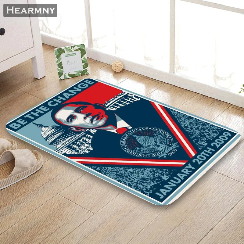 Индивидуальный ковер Shepard Fairey напольный/Банный/кухонный/пляжный фланелевый