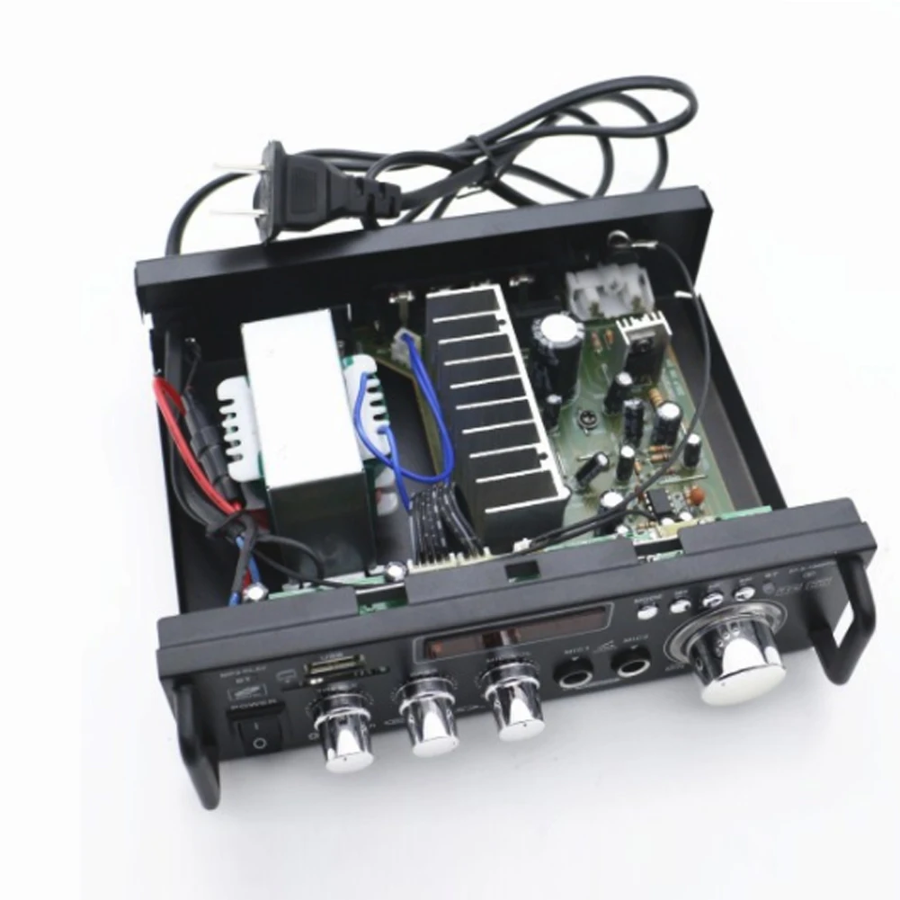 

12V/220V 600W Car HIFI Amplifier Audio Stereo Power bluetooth FM Radio 2CH Home Theater Amplifiers Mini Amplificador Audio