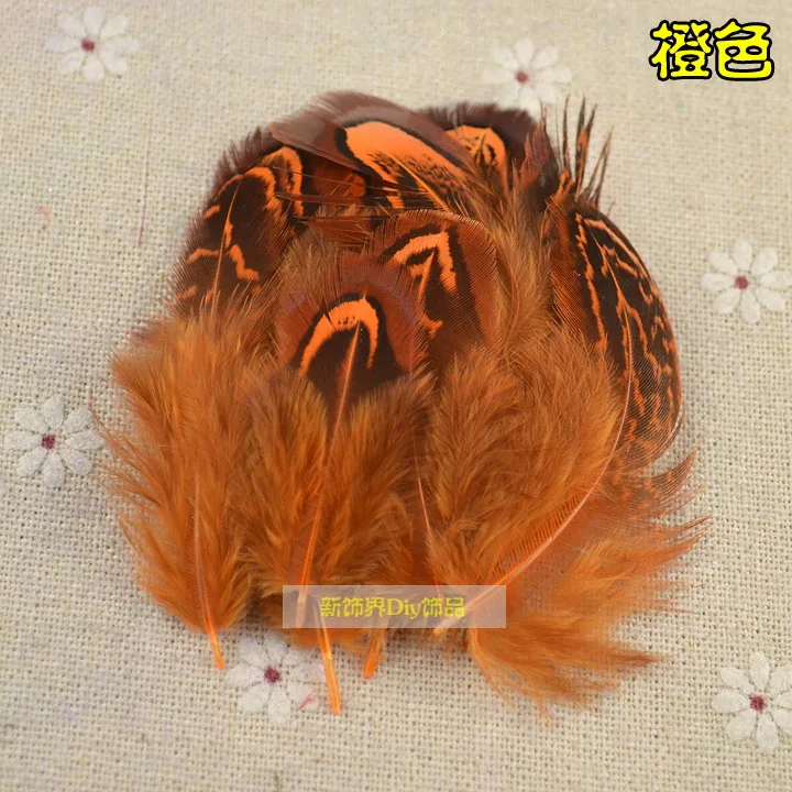 Art DIY sewing handmade 4-8cm pheasant feathers brooch tiara natural feather wedding dress 100pcs/lot | Дом и сад