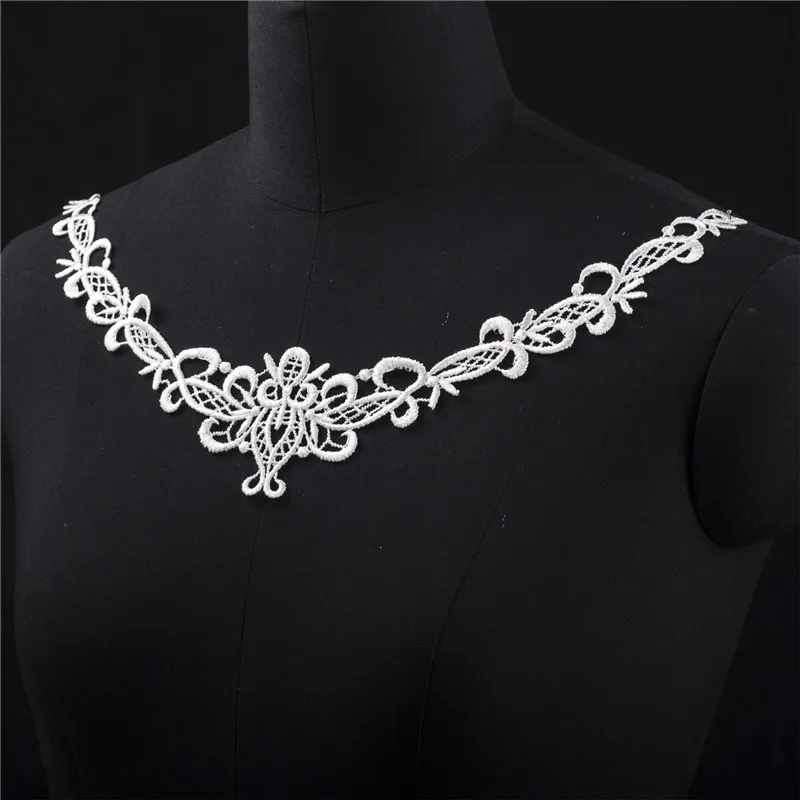 10 шт. Высококачественная аппликация для мотиков цвета слоновой кости черный