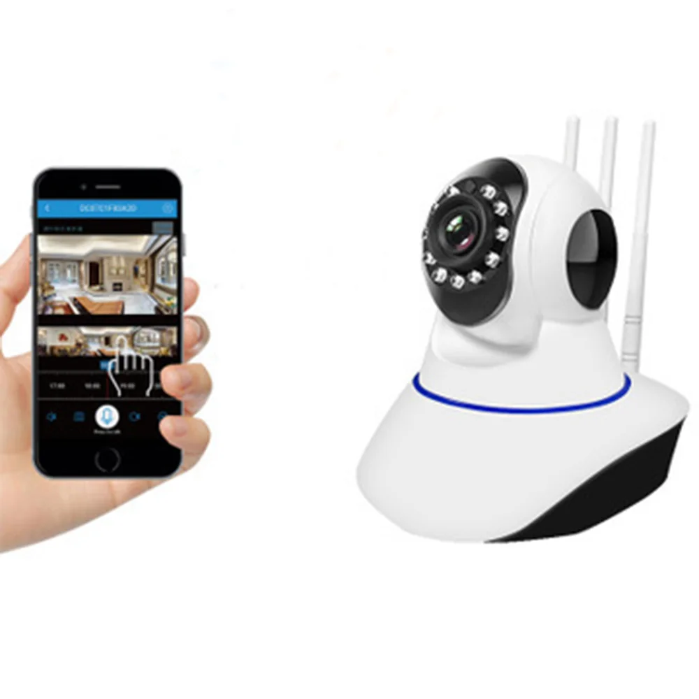 Wifi мобильный телефон камера приложение управление 360 градусов IP ребенок вращение