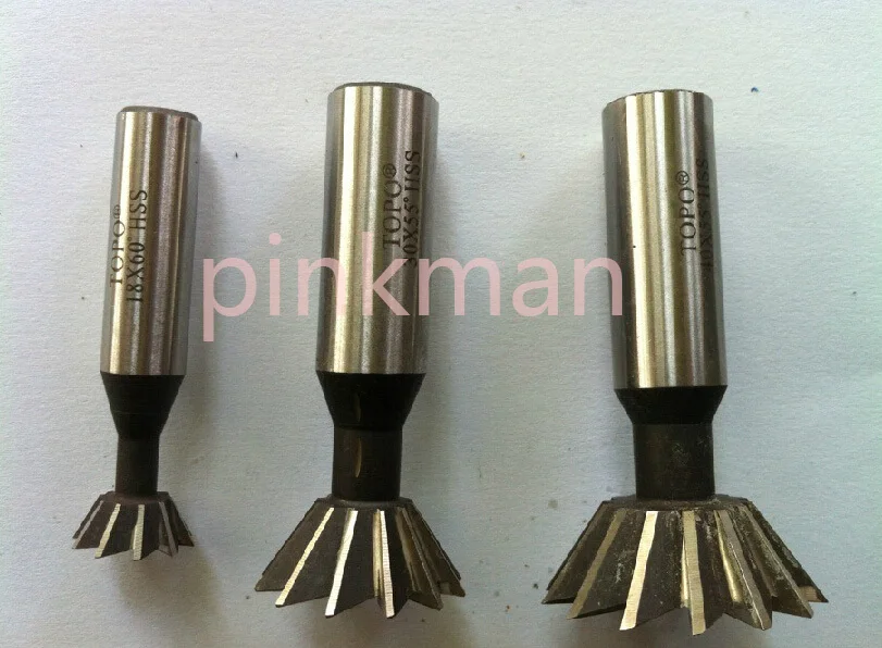 

1pcs 10mm x 60 Degree HSS Dovetail Cutter End Mill High Quality