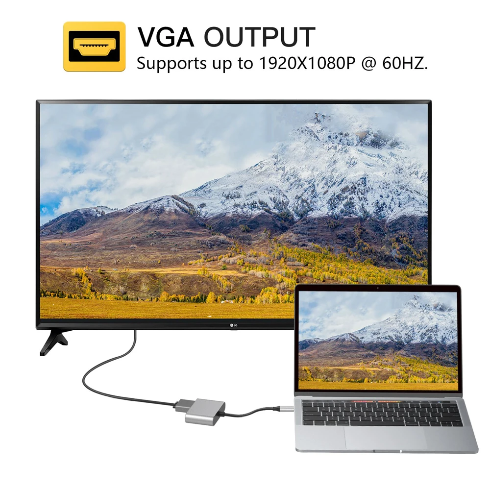 Usb type C концентратор Thunderbolt 3 адаптер док-станции с HDMI 4 K VGA для samsung Galaky Note8 S9 S8 MacBook pro