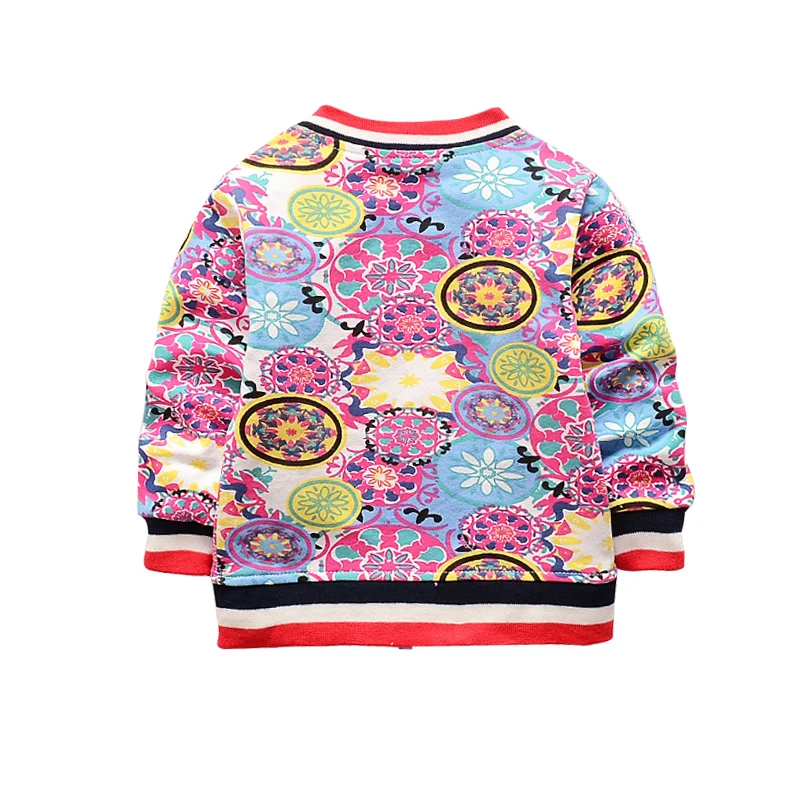 Модные детские пальто с цветочным принтом куртка для мальчиков и девочек сезон