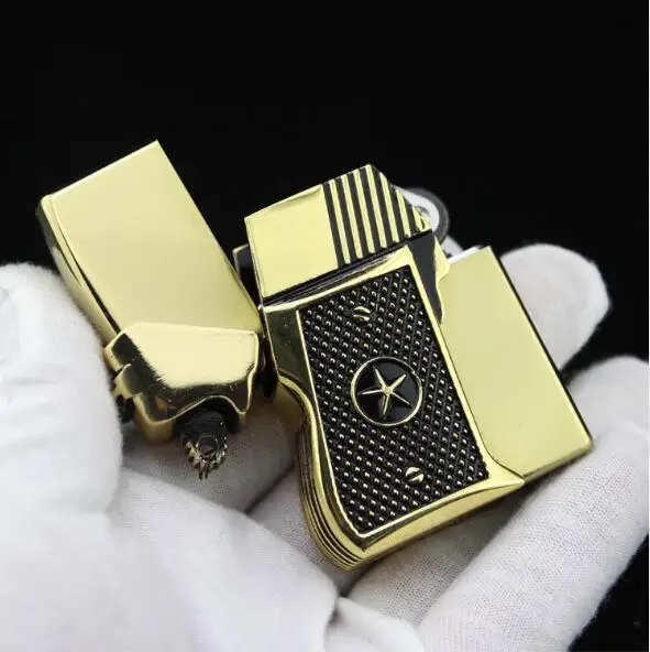 Подлинный пистолет Zorro Z91301A, моделирующий броню, усиливает высококлассную чистую медную керосиновую зажигалку