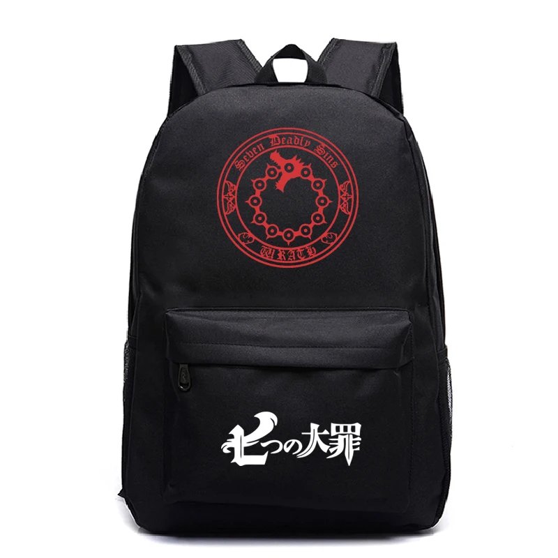 Рюкзак Семь смертных грехов для мужчин и женщин школьный ранец мальчиков девочек