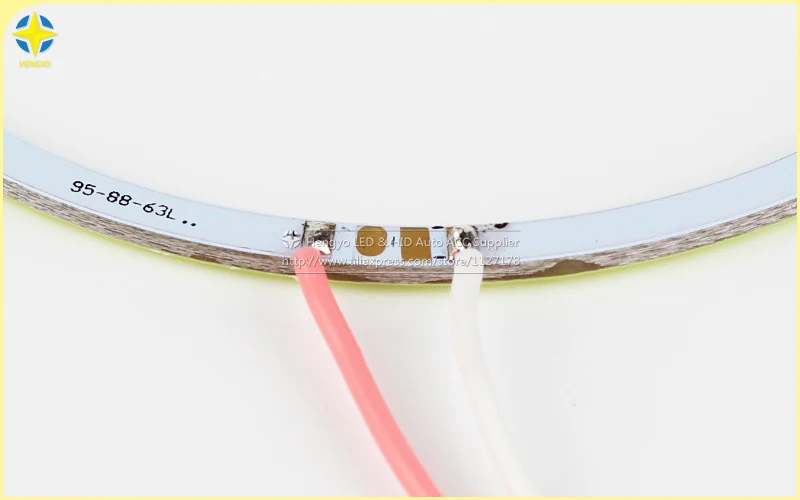2x ангельские глазки Led COB Halo Кольцо для автомобиля DRL дневные ходовые огни 60 70 80 90 100