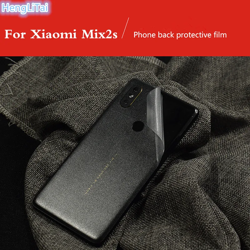 NEW back paste Durable Transparent HD grid Carbon Fiber Back Screen Protector Film Sticker For Xiaomi Mi Mix2s | Мобильные телефоны