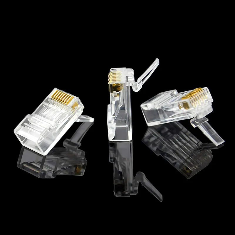 LAOA RJ45 подключение к сети, 8P8C Разъем сетевого кабеля 50 шт./100 шт