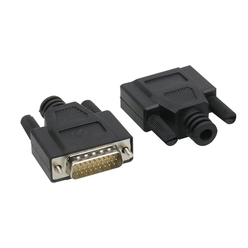 26 Pin Solid D SUB DB26 3 рядный серийный параллельный порт бесщелевой Штекерный и