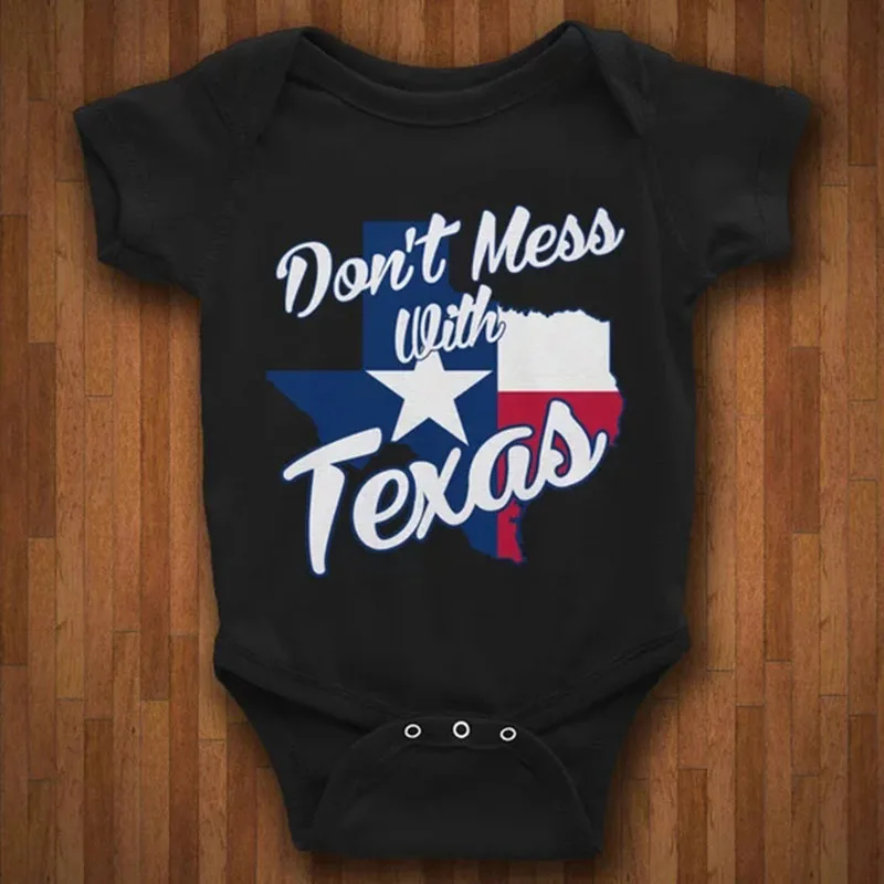 YSCULBUTOL Texas Flag патриотический Детский боди не связывается с подарок новорожденному