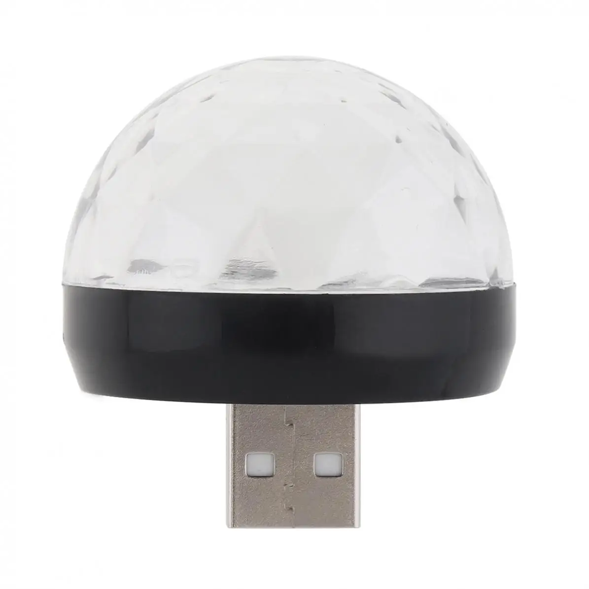 4 Вт Mini USB светодиодный звуковой активсветильник свет Хрустальный волшебный шар