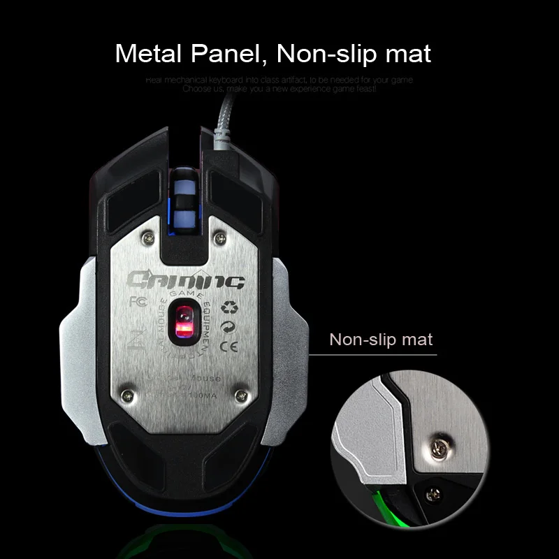 Проводная USB клавиатура с подсветкой 6 кнопок 3200 DPI|keyboard mice|mouse gamer keyboardwired keyboard mouse |