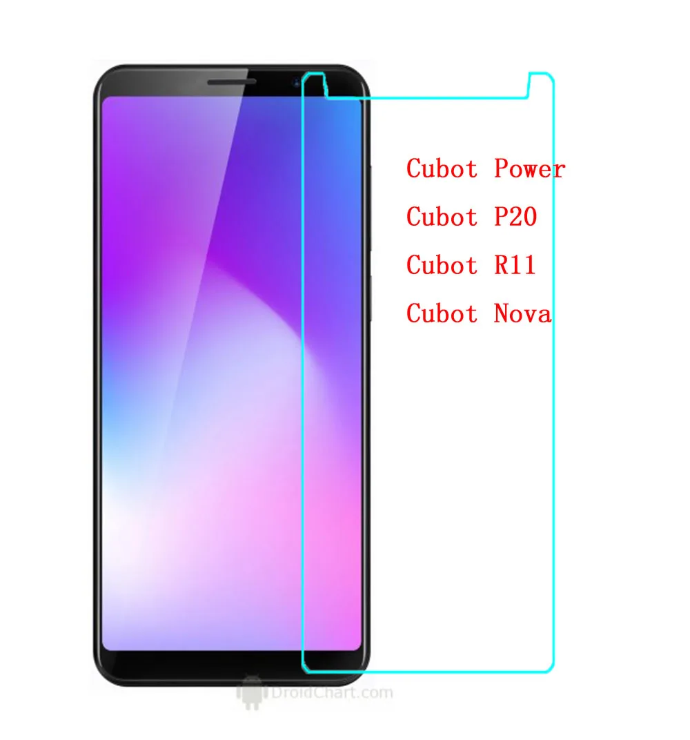 Закаленное стекло для Cubot Power Nova пленка с защитой от царапин переднее Защита
