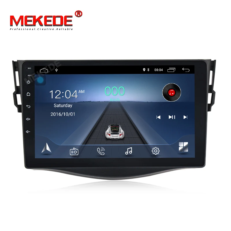 MEKEDE 2 din 1024*600 Android 8 1 автомобильный dvd плеер для Toyota RAV4 Rav 4 2007 2008 2009 2010 2011 Автомобильный gps навигатор wifi