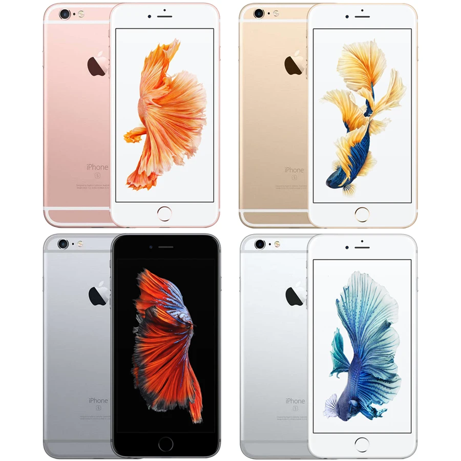 Оригинальный Apple iPhone 6S двухъядерный 2 Гб ОЗУ 16/64/128 ПЗУ IOS 4 7 дюйма камера 12 МП сканер