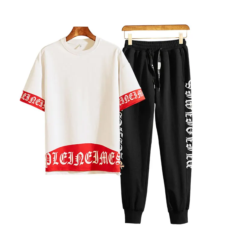 Мужской спортивный костюм Bumpybeast с футболкой буквенным принтом M 4XL лето