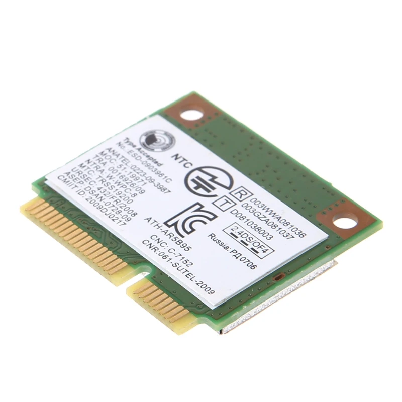 AR9285 AR5B95 Беспроводная 802.11b/g/n мини PCI Express WiFi карта для Lenovo|Сетевые карты| |