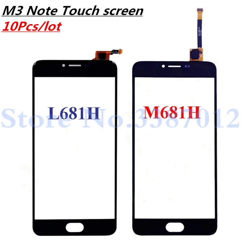 10 шт. Замена высокого качества для Meizu M3 Note M681H L681H L681 M681 сенсорный экран дигитайзер