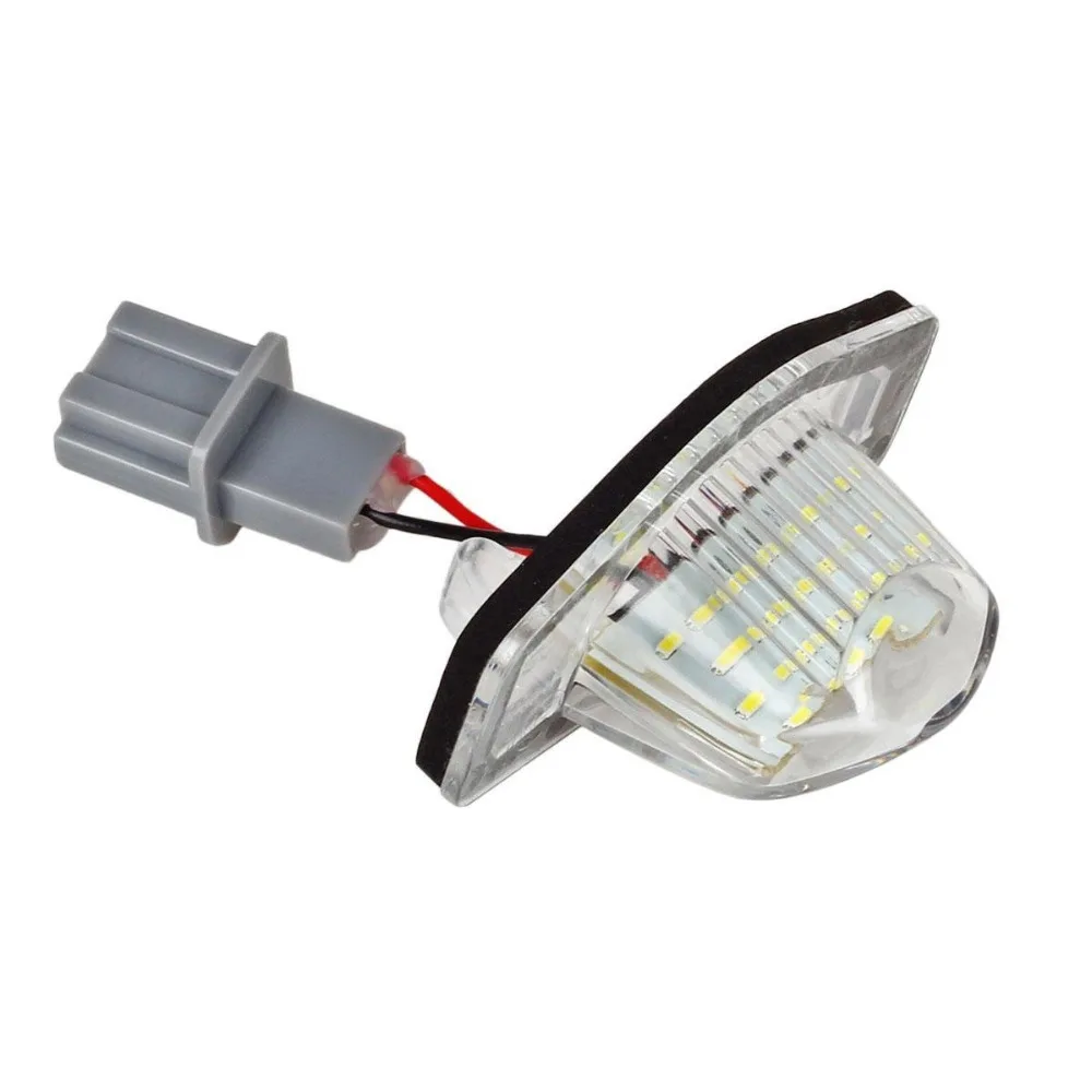 1 пара светодиодные Ксеноновые лампы для номерного знака Honda Jazz|license plate light|xenon