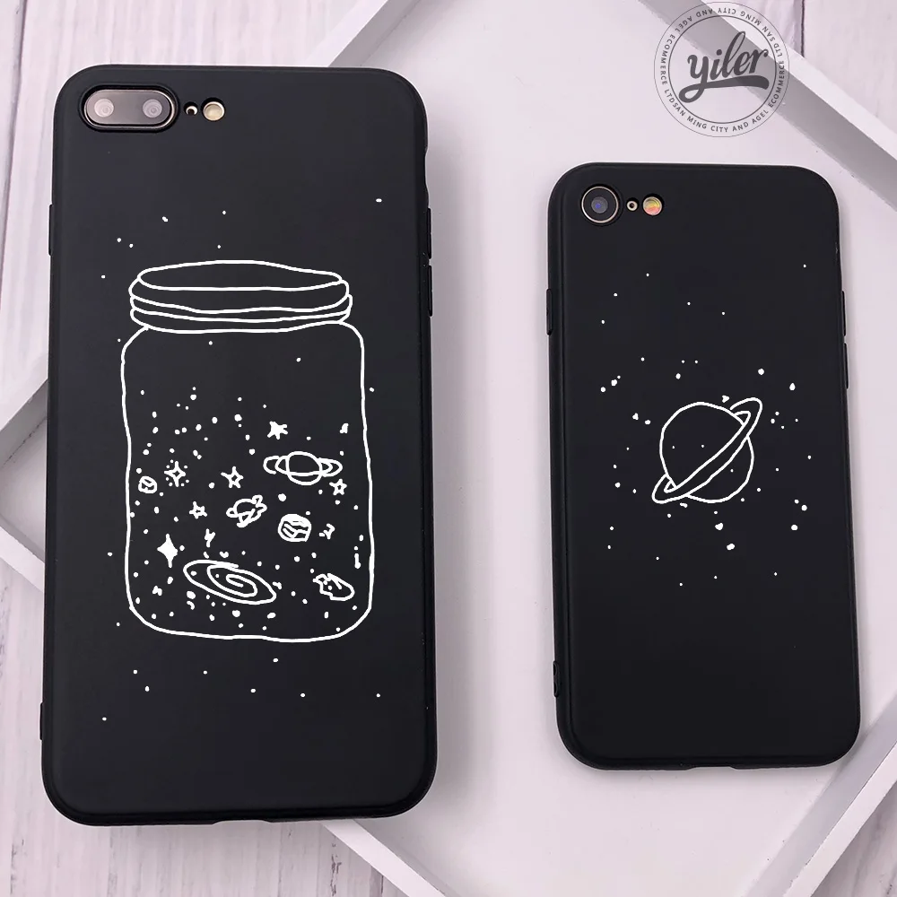 

Fashion Wish Bottle Planet Moon For Funda iPhone 7 8 Cases For iPhone 11 Pro XS Max XR Cases for iPhone 6 7 8 Plus Case Cover SE