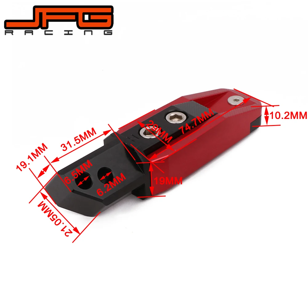 Красные колышки для мотоцикла подставки педалей HONDA CBR600 F4 F4I CBR929RR CBR954RR CBR 929RR 954RR